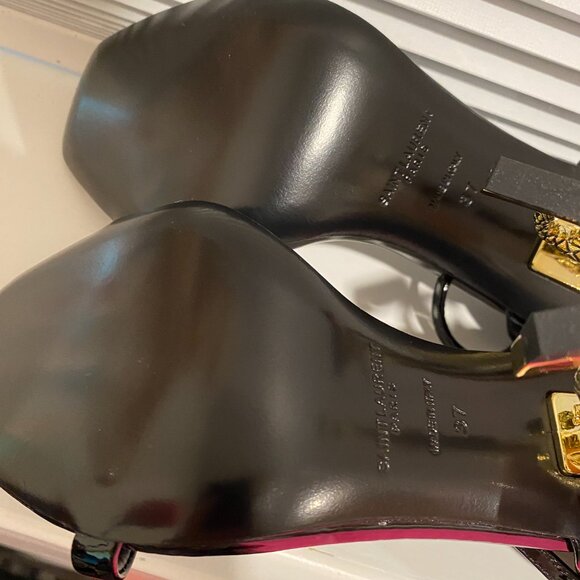 YSL Oypum Snake Heeled Sandals 37 - Picture 4 of 4